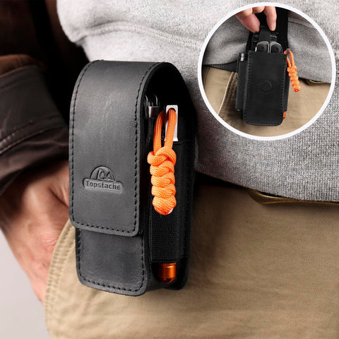 Topstache interior pockets keep bits organized for easy use