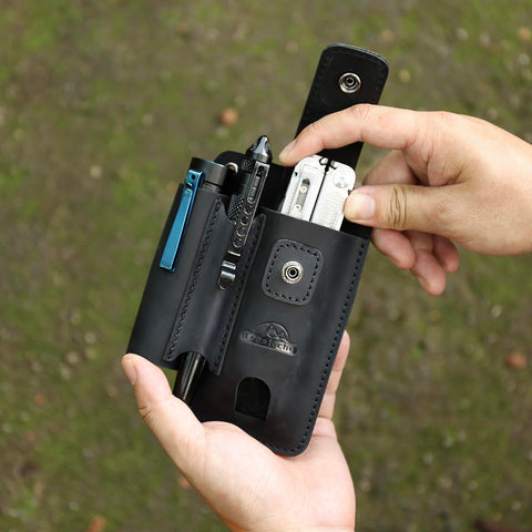 Topstache leather multitool sheath combining style and practicality for gifts