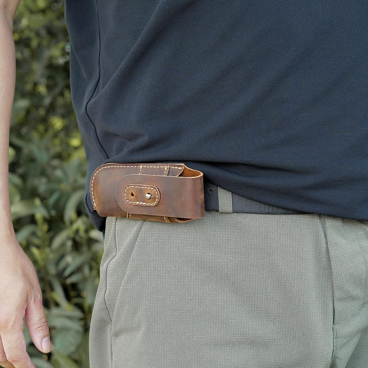 Topstache sheath fits belts up to 1.7 inches with compatibility.