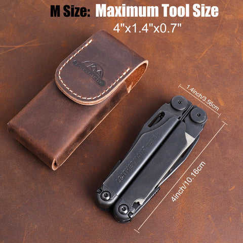 Compact interior dimensions keep multitool secure without bulk