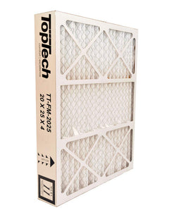 TopTech TT-FM-2025 air filter front view, direct replacement for Carrier furnaces
