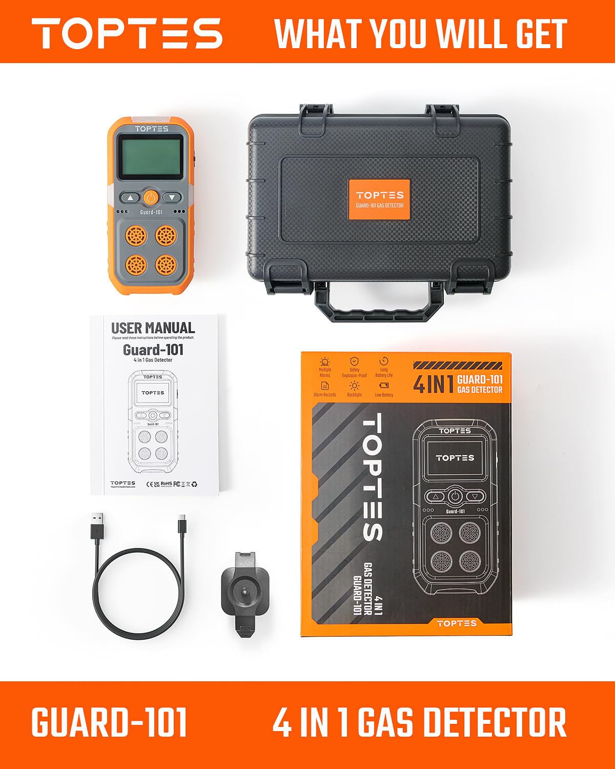 TopTes Guard-101 being used on a worksite for gas safety