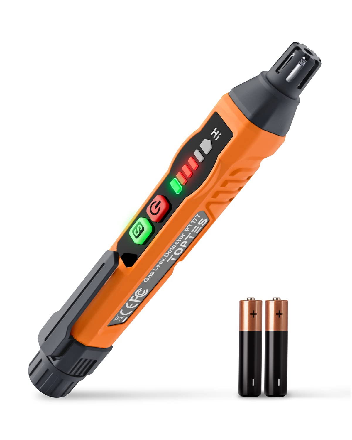 TopTes PT177 pocket-size gas detector fits in your pocket for quick, on-the-go leak checks.