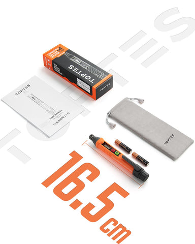 TOPTES PT199 included storage bag keeps the device protected when not in use.