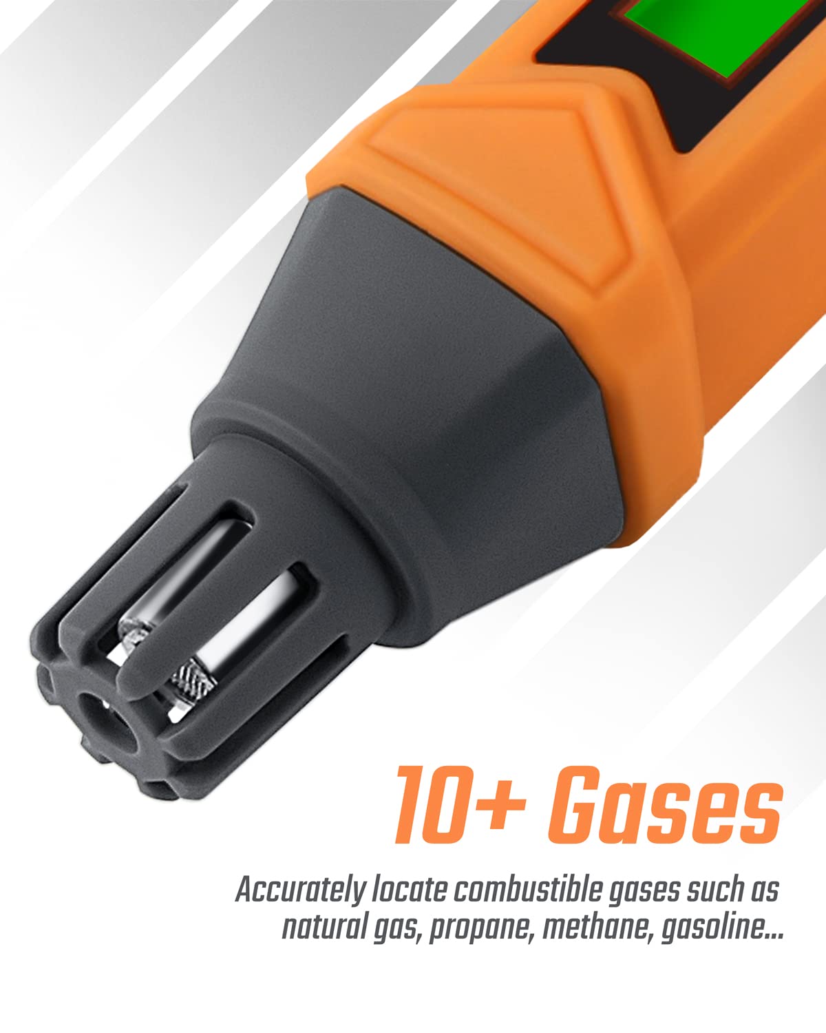 TOPTES PT199 showing visual and audible alarms for quick leak awareness.
