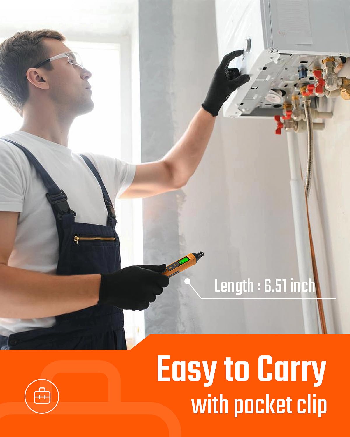 TOPTES PT205 in use is ideal for RVs and DIY home safety.