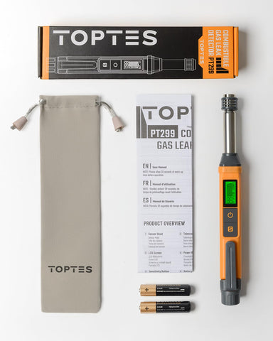 TopTes PT299 batteries included for immediate testing