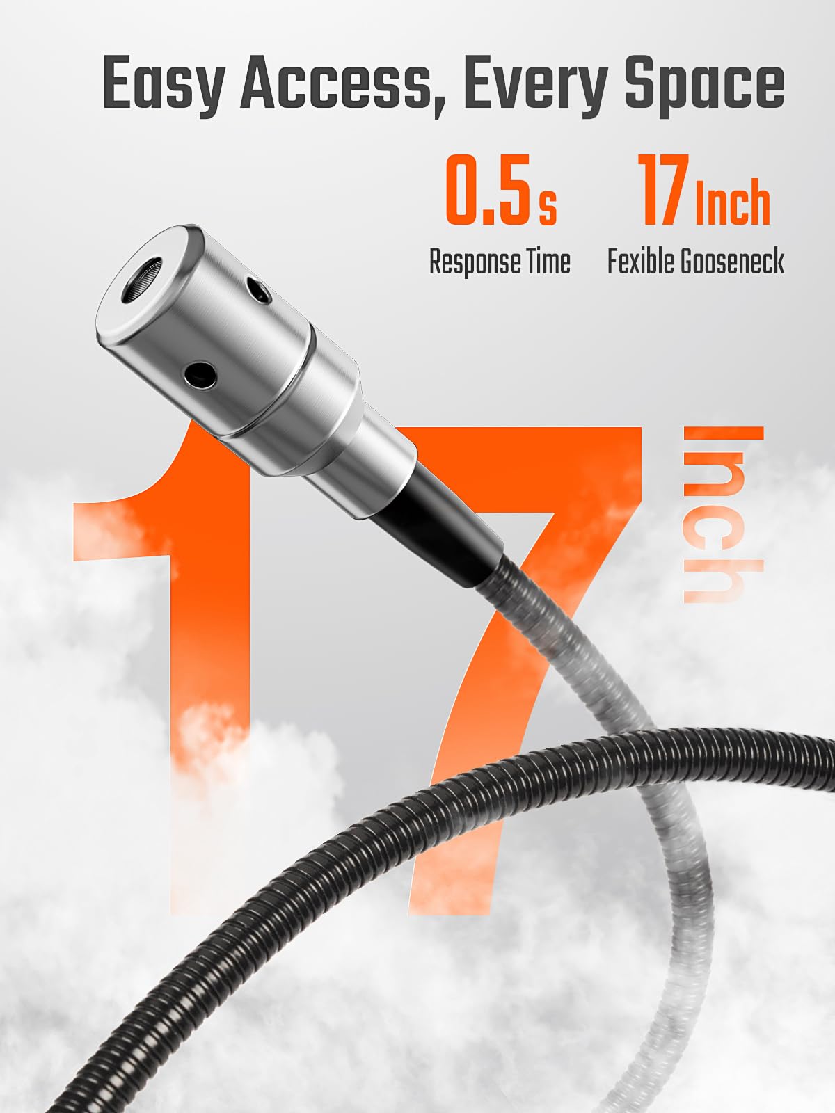 TOPTES PT520A+ in-use detects leaks near stove or heater quickly.