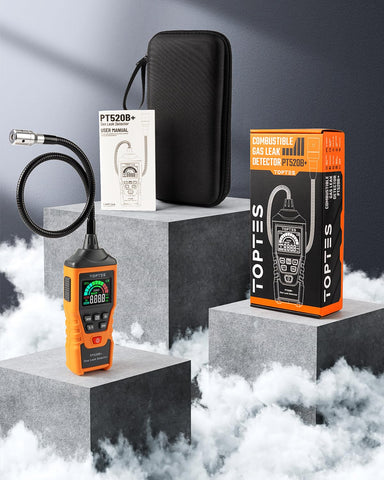 TOPTES PT520B+ ideal for home and RV use to check gas safety.