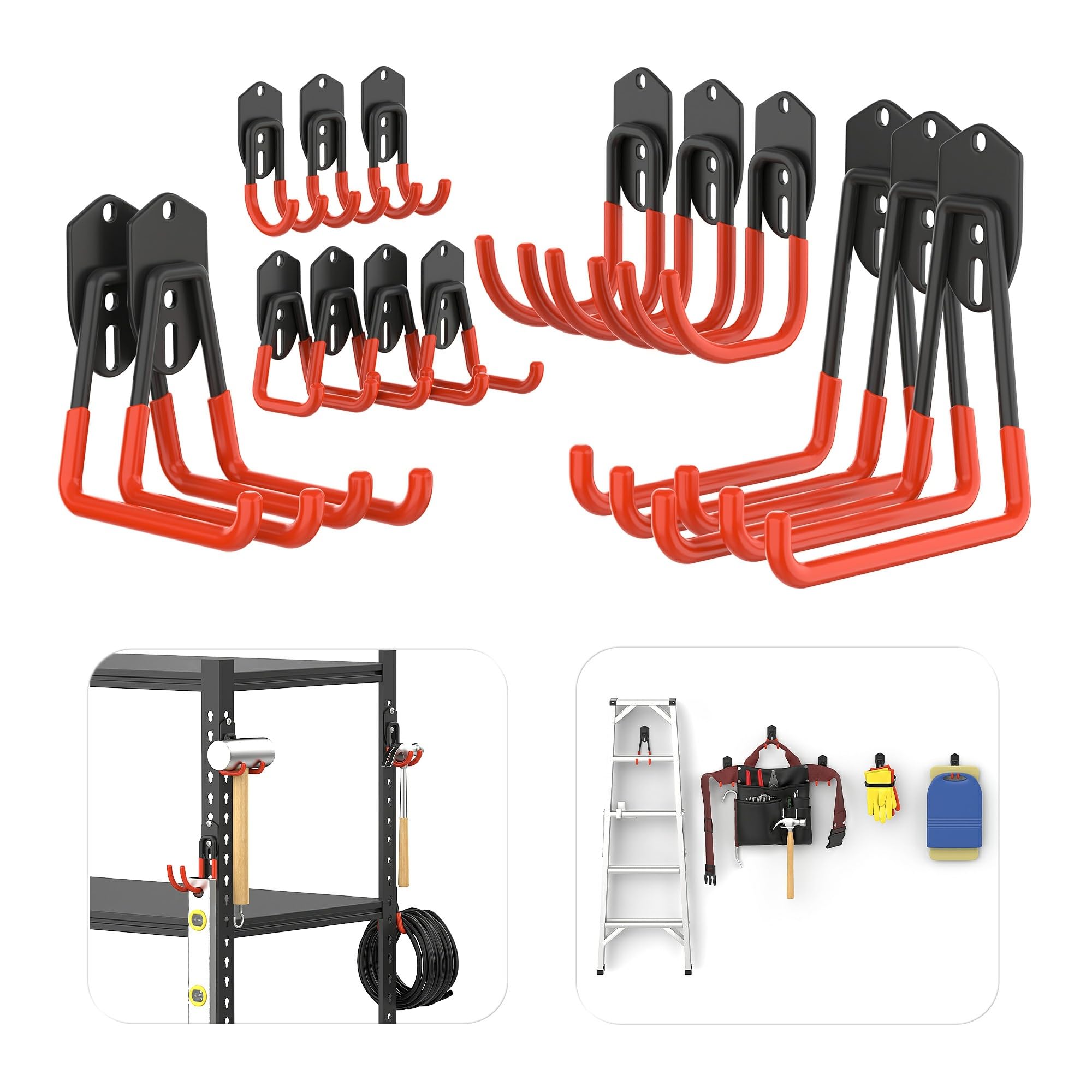 TORACK wall-mount setup showing easy tool organization and space saving.