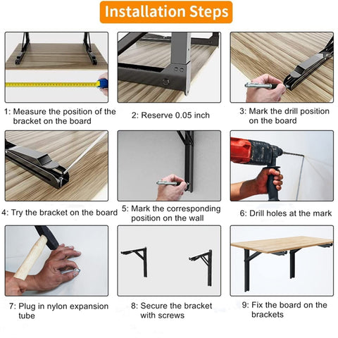 TORACK easy-install drywall mounting kit for secure wall setup