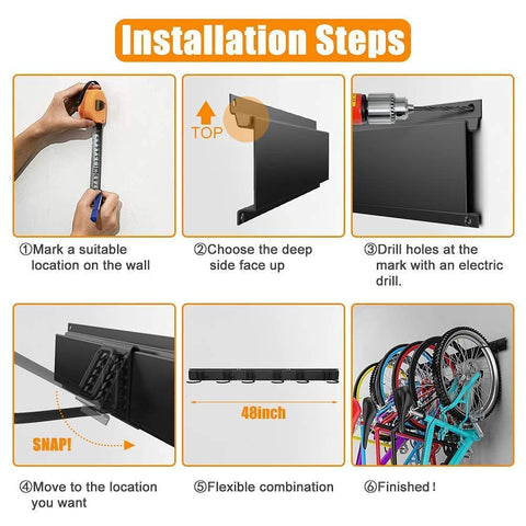 TORACK easy-install hardware included for quick wall mounting.