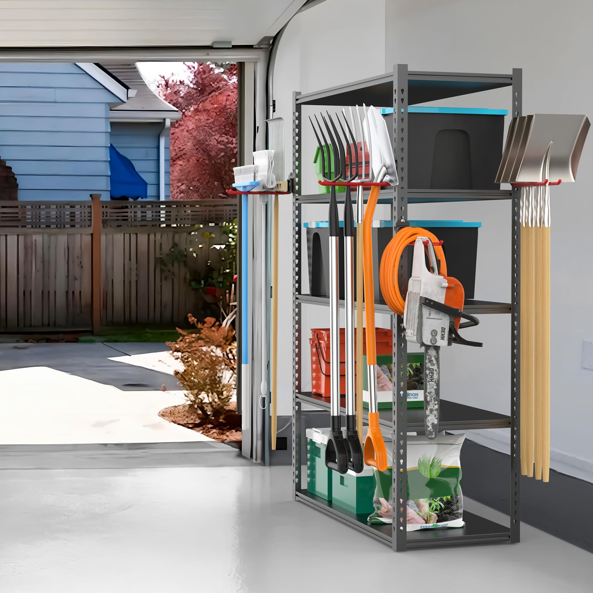 TORACK four tracks and mini plates enable easy, stud-friendly installation