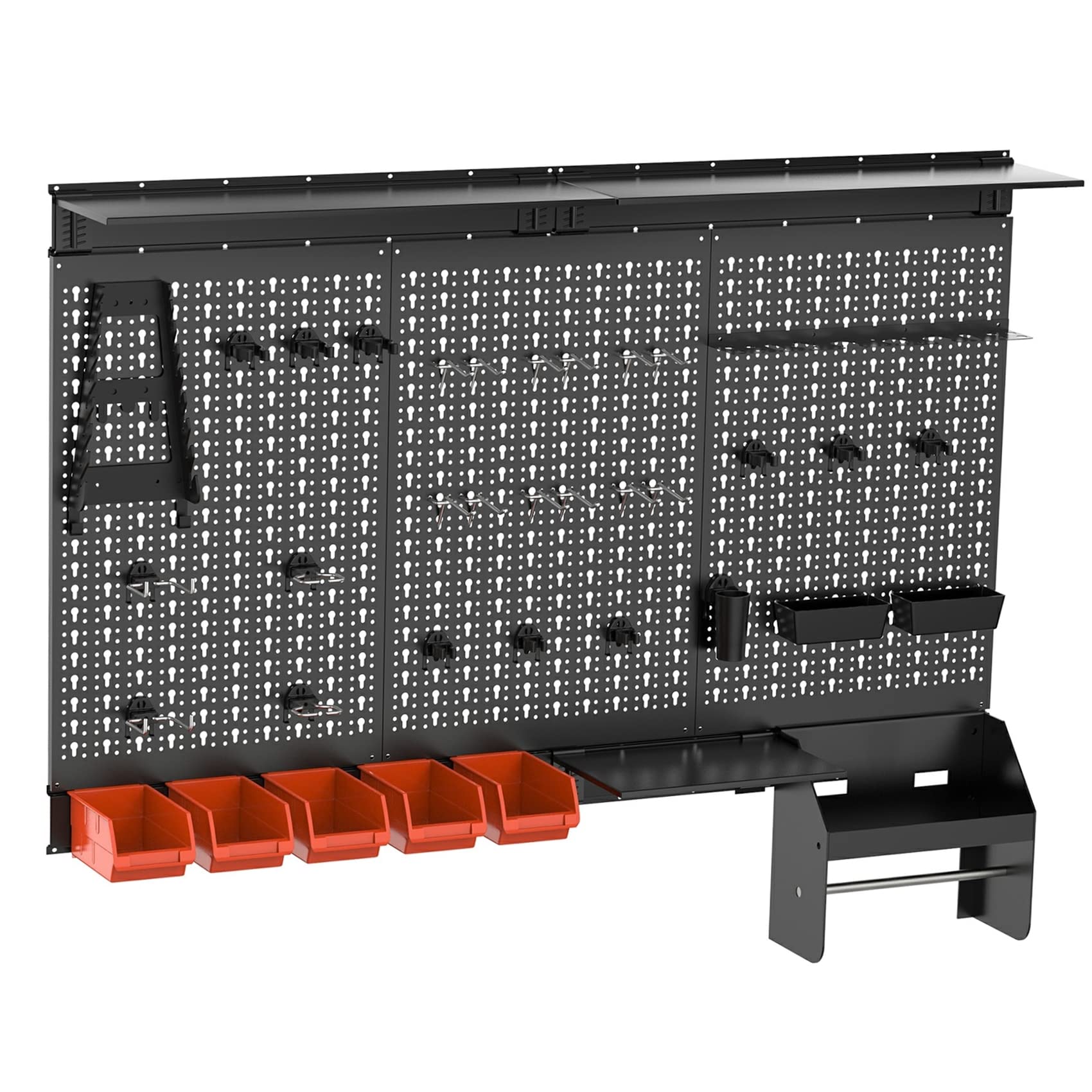 TORACK garage storage solution keeps clutter minimal and tools nearby