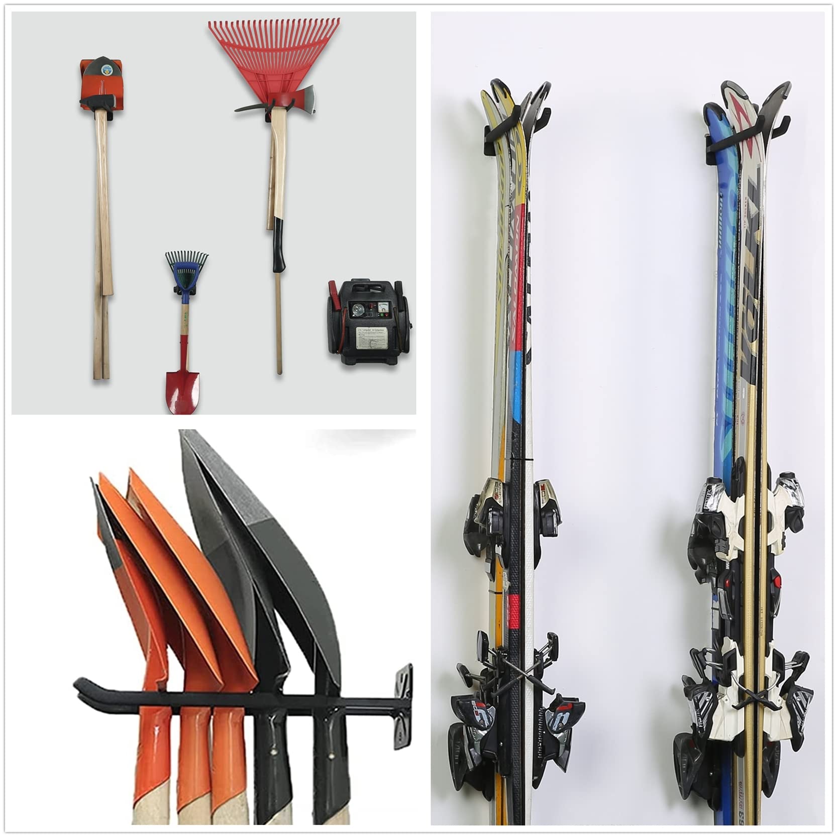 TORACK garden tools and shed items neatly hung for easy access
