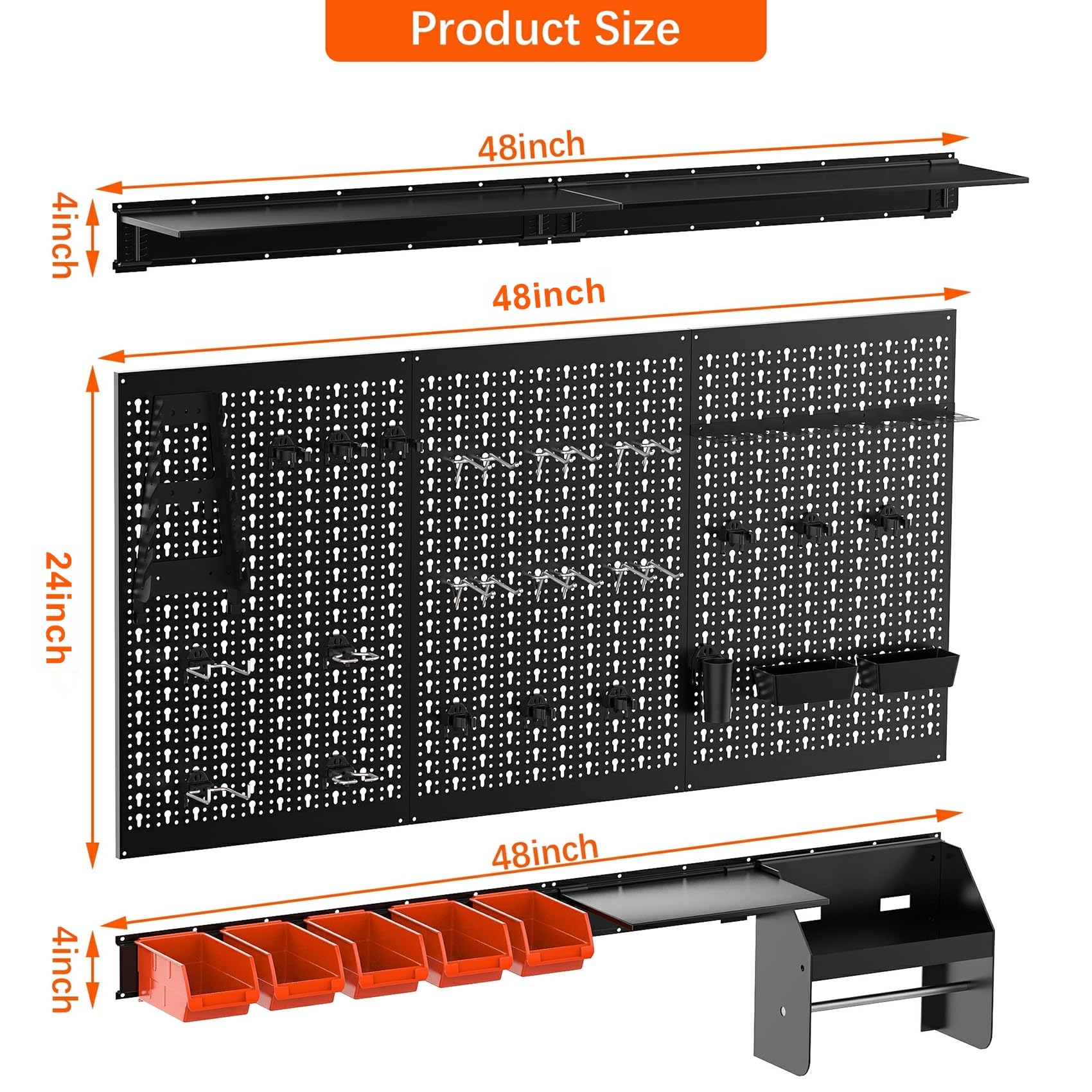 TORACK 46-piece accessory kit attached for comprehensive tool storage