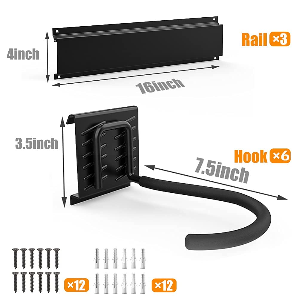 TORACK powder-coated rails resist rust for long-lasting use.