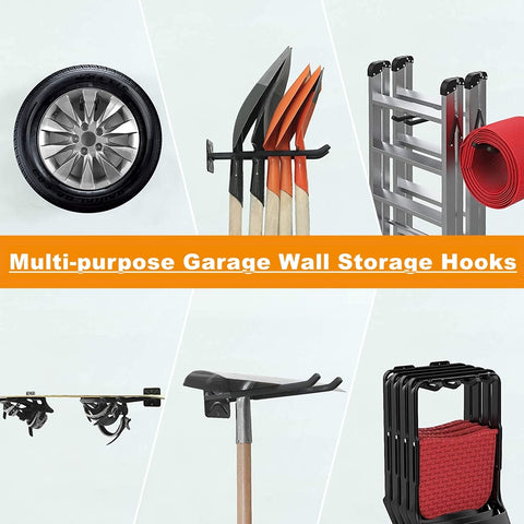 TORACK rubber-coated garage hooks prevent scratches and grip tools