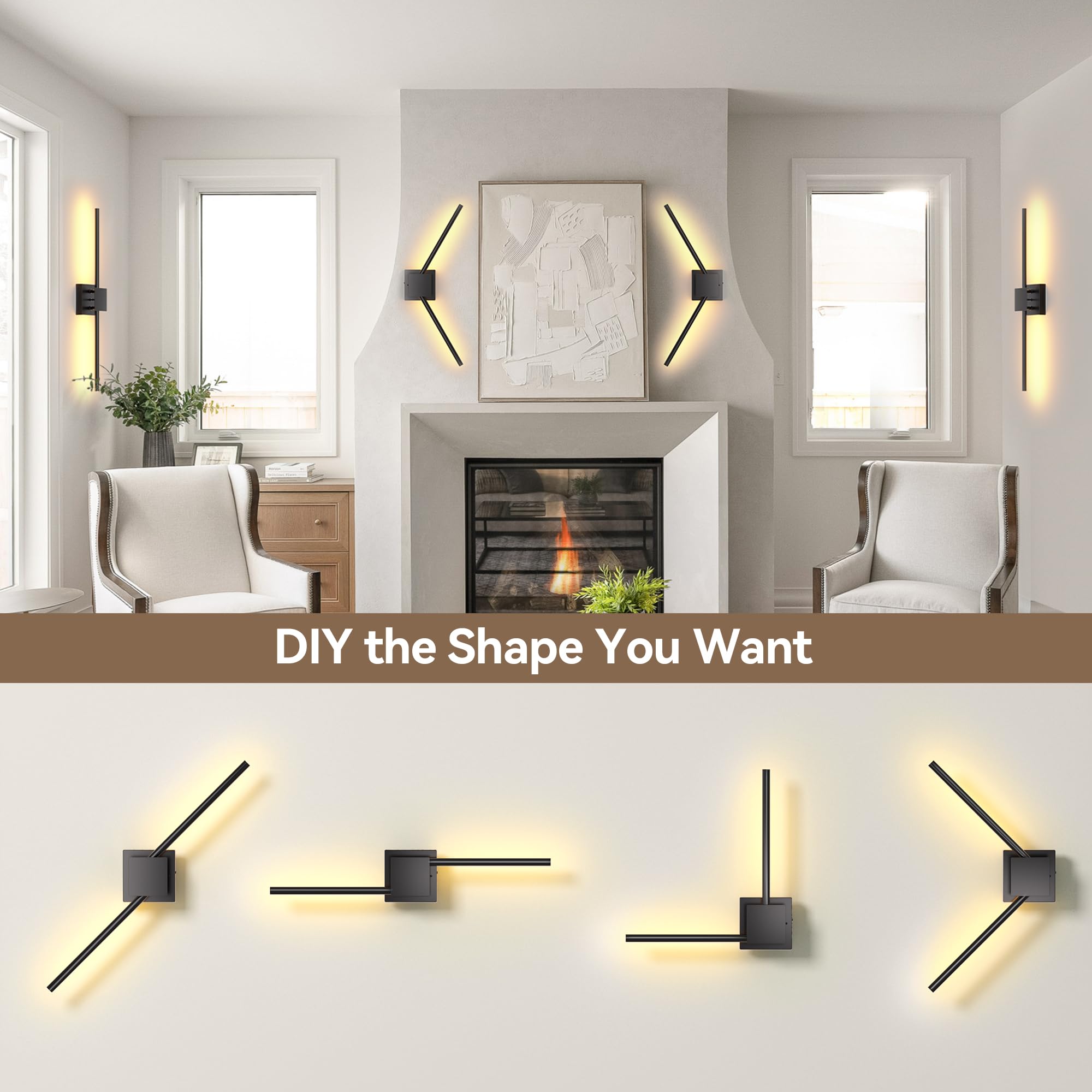 Torchlet LED rechargeable wall light offering 3000-6500K color options.