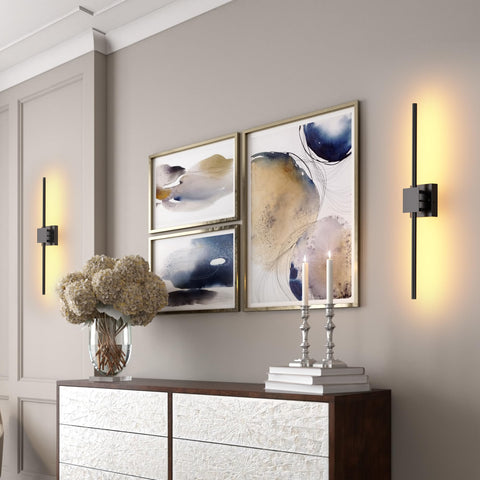Torchlet sleek contemporary wall sconce enhances modern interiors.
