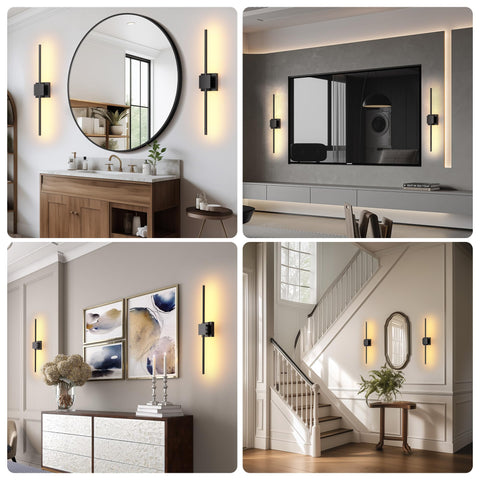 Torchlet wall sconce with remote control and dimming for convenient adjustments.