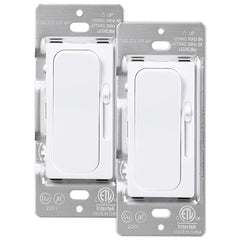 Torchstar 0-10V dimmer switch front view for clean wall installation and smooth dimming.