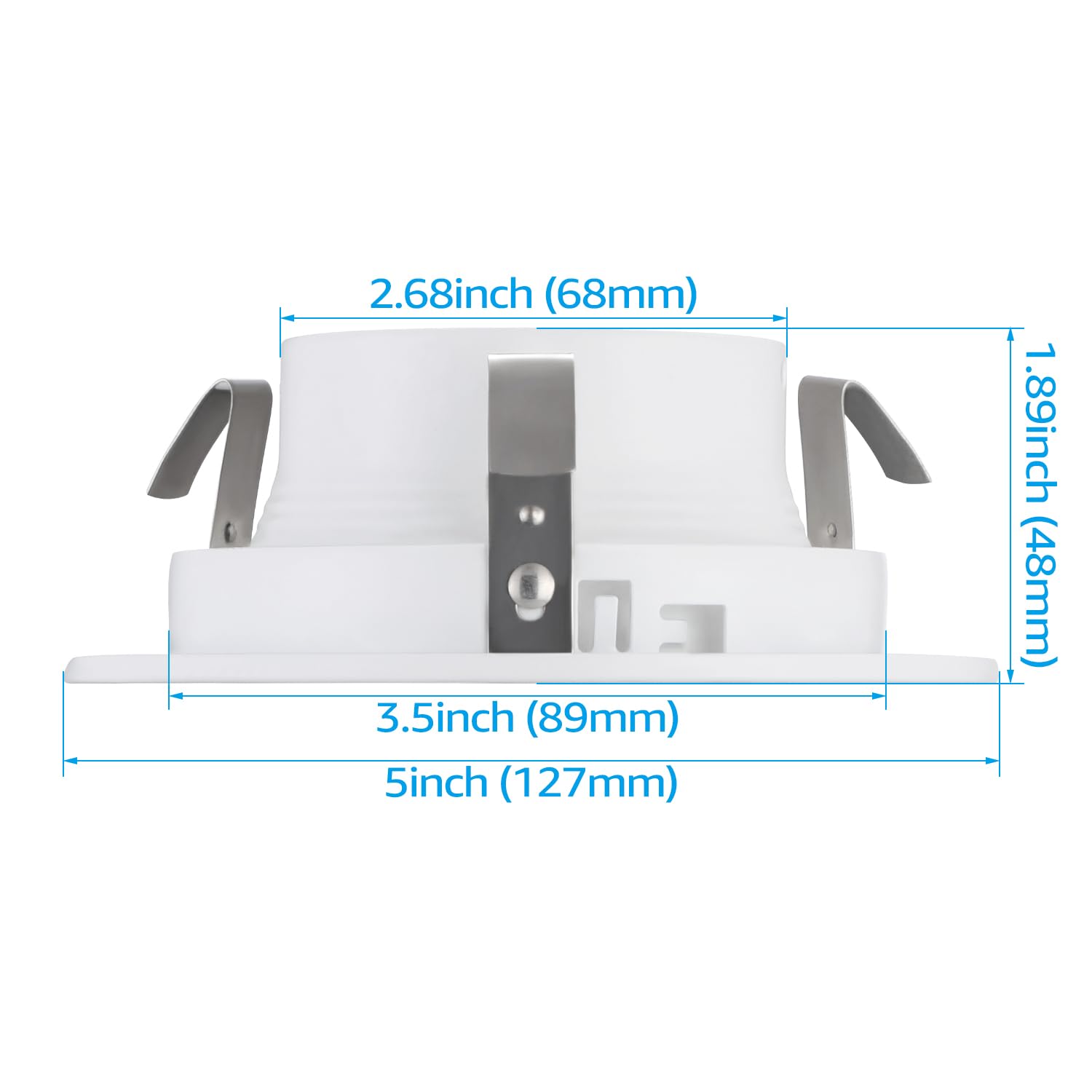 TORCHSTAR 12 pack 4 inch recessed trim fits Halo and Juno remodel housings for easy upgrades