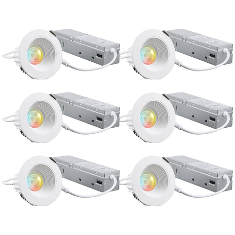 TORCHSTAR 2in recessed light with anti-glare baffle trim for comfortable lighting.