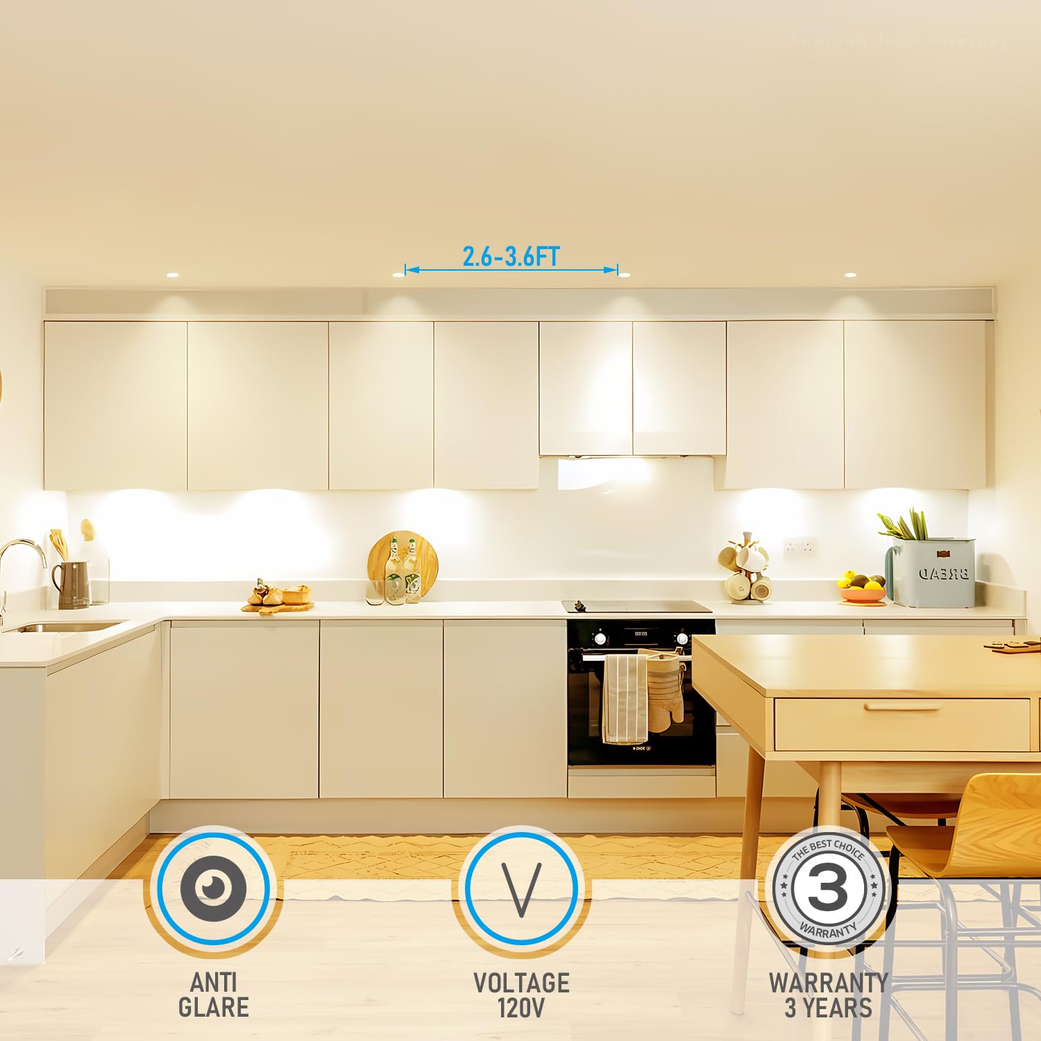TORCHSTAR 2in recessed light IC-rated housing supports safe installation in insulated ceilings.