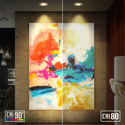 TORCHSTAR 355° rotation gimbal highlights artwork or shelves