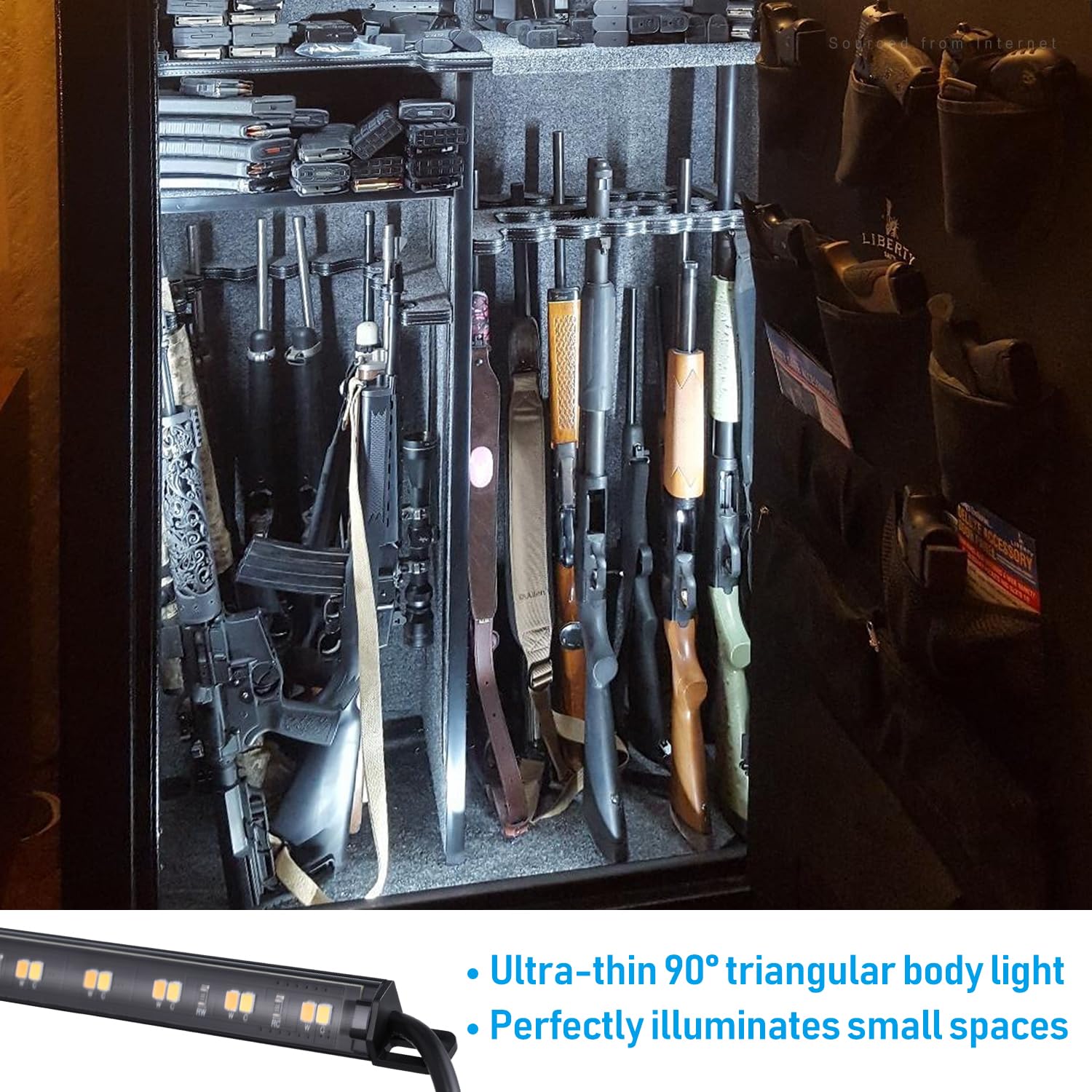 TORCHSTAR 3CCT selectable lighting from warm to cool tones.