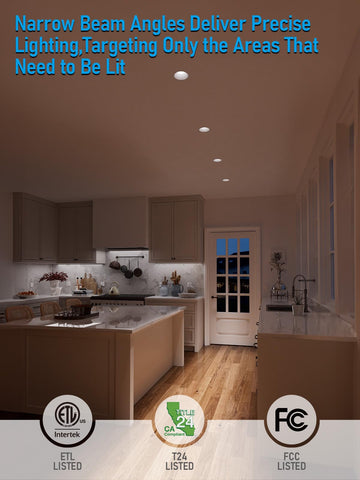 Torchstar 5CCT color temperatures from warm to cool for any room