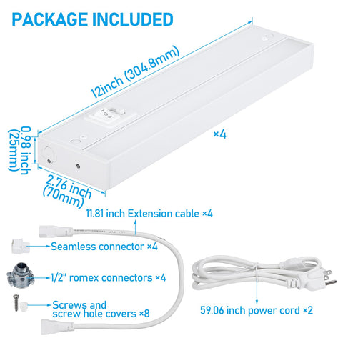 Torchstar switch with five color temperatures enables flexible mood lighting.