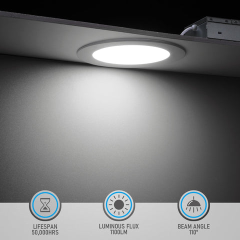 TORCHSTAR 6-Inch slim LED recessed light ceiling installation