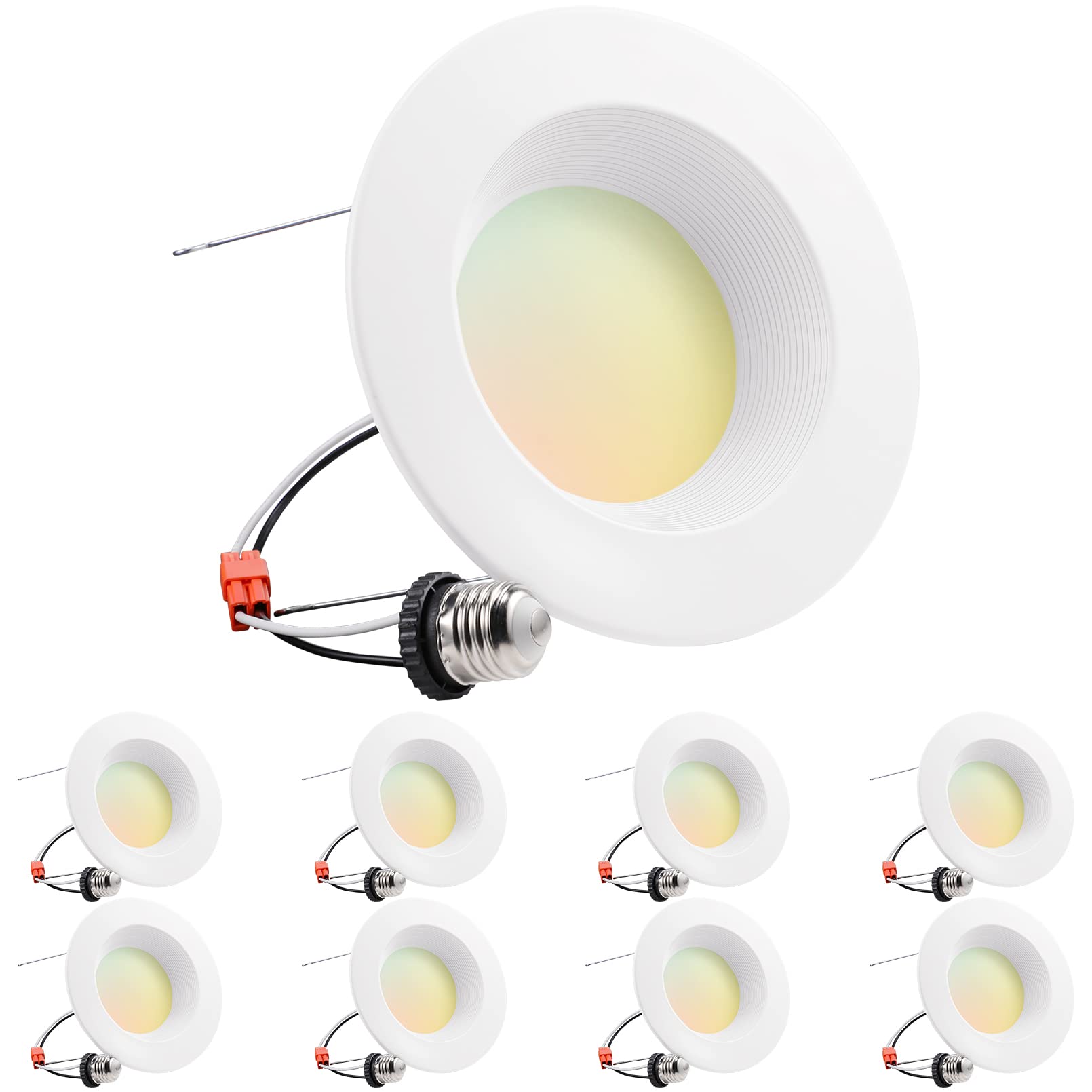 TORCHSTAR 6-inch recessed downlight with retrofit kit and multiple color temperatures