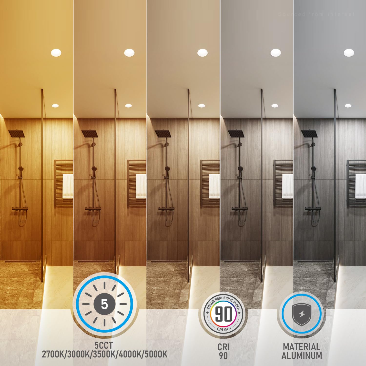 Torchstar air-tight IC-rated design enables safe, energy-efficient installation in ceilings.