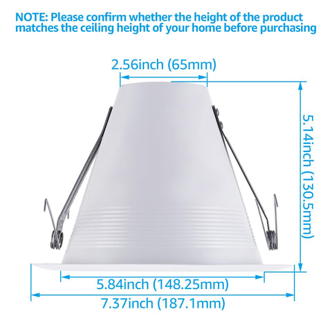 Torchstar airtight baffle trim improves air sealing and efficiency