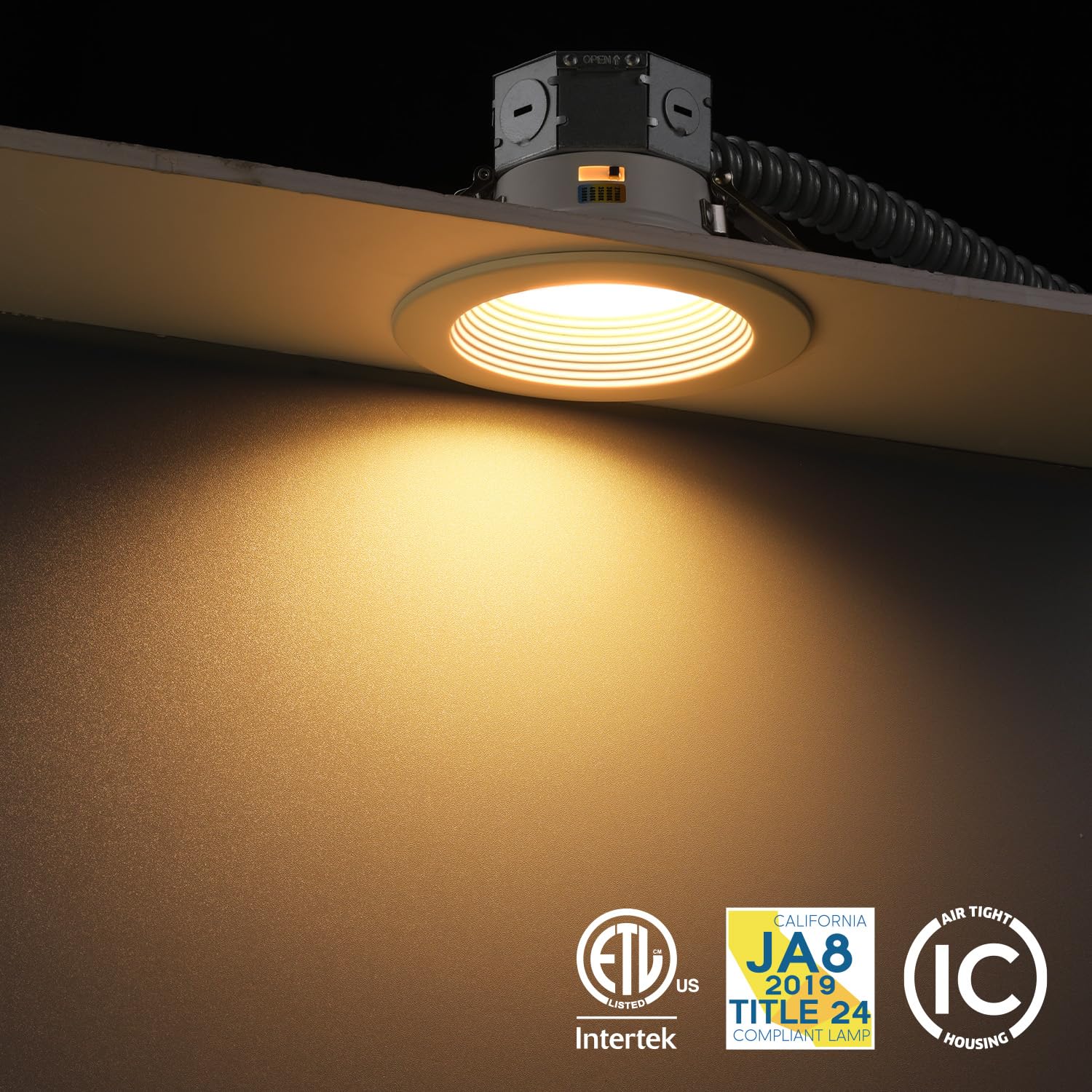 All-aluminum shell TORCHSTAR downlight delivering efficient heat dissipation