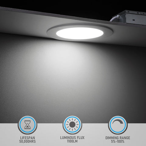 Torchstar Basic Series 6-inch downlight with CRI90 delivers true colors for living spaces