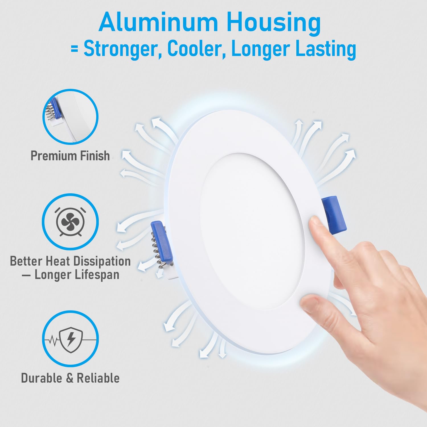 TORCHSTAR Basic Series dimmable 5%-100% for mood lighting.