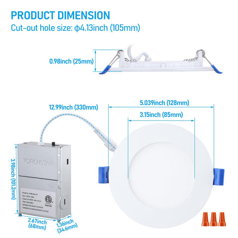 TORCHSTAR Basic Series ETL/ES certified for safety and energy efficiency.