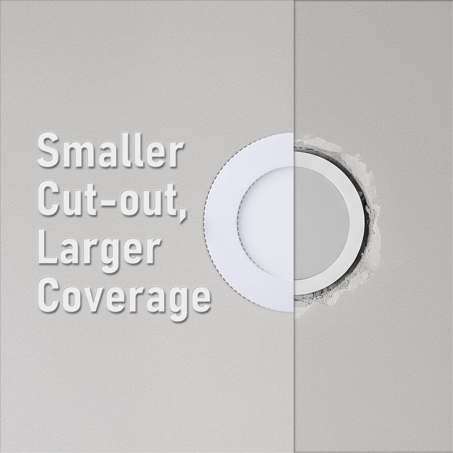 TORCHSTAR Basic Series slim 2-inch clearance fits tight ceilings.
