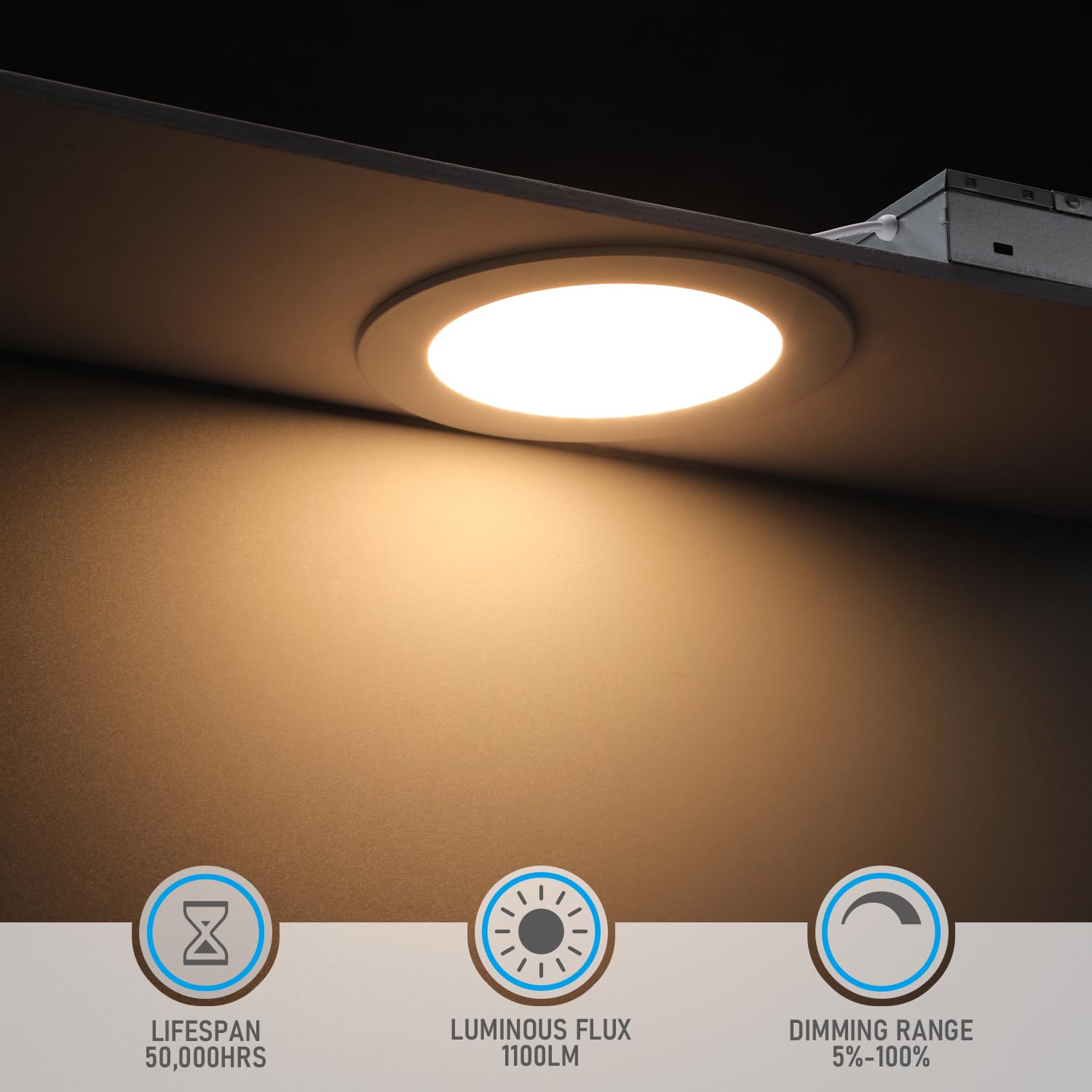 Torchstar CRI90 5CCT selector for customizable ambiance and accurate color