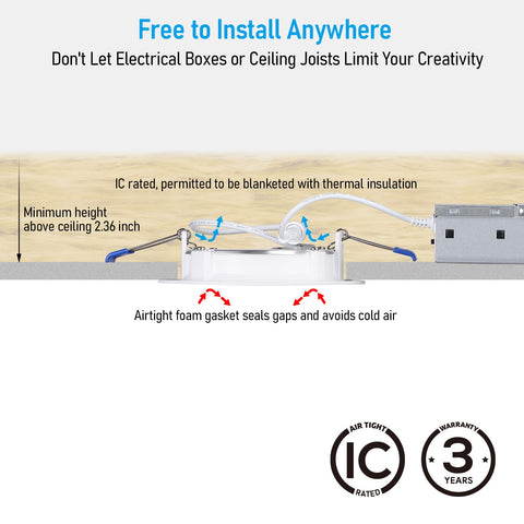 Torchstar CRI90 dimmable downlight with accurate color rendering for décor and textiles