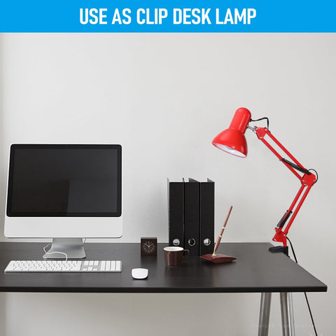 Torchstar weighted-base lamp stays sturdy on busy desks during work.