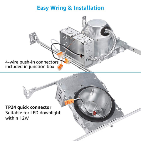Torchstar adjustable fast-nail hanger bars for versatile ceiling mounting.