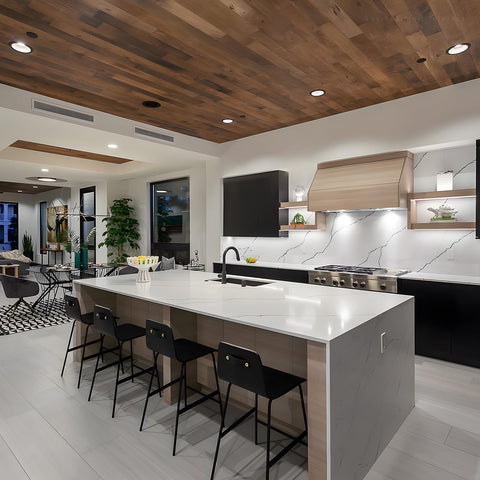 Torchstar Halo/Juno compatible trim fits standard cans for flexible remodeling projects.