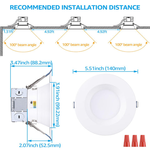 Integrated J-box TORCHSTAR downlight simplifies wiring and installation