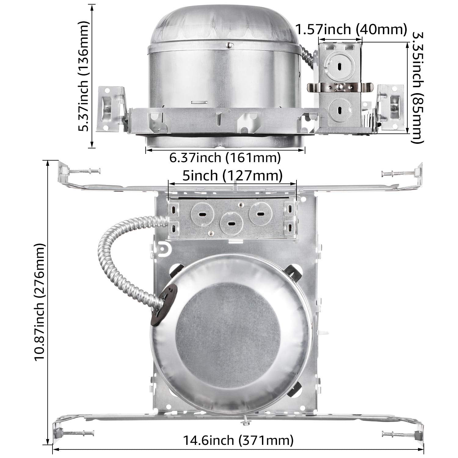 TORCHSTAR junction box with 4-wire connectors supports versatile wiring options.