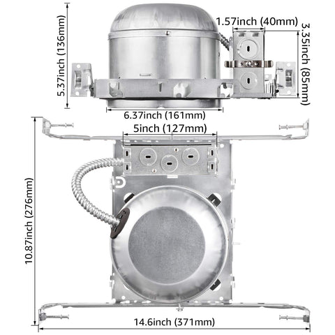 TORCHSTAR junction box with 4-wire connectors supports versatile wiring options.